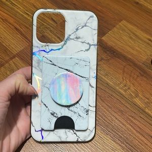 Case with pop wallet